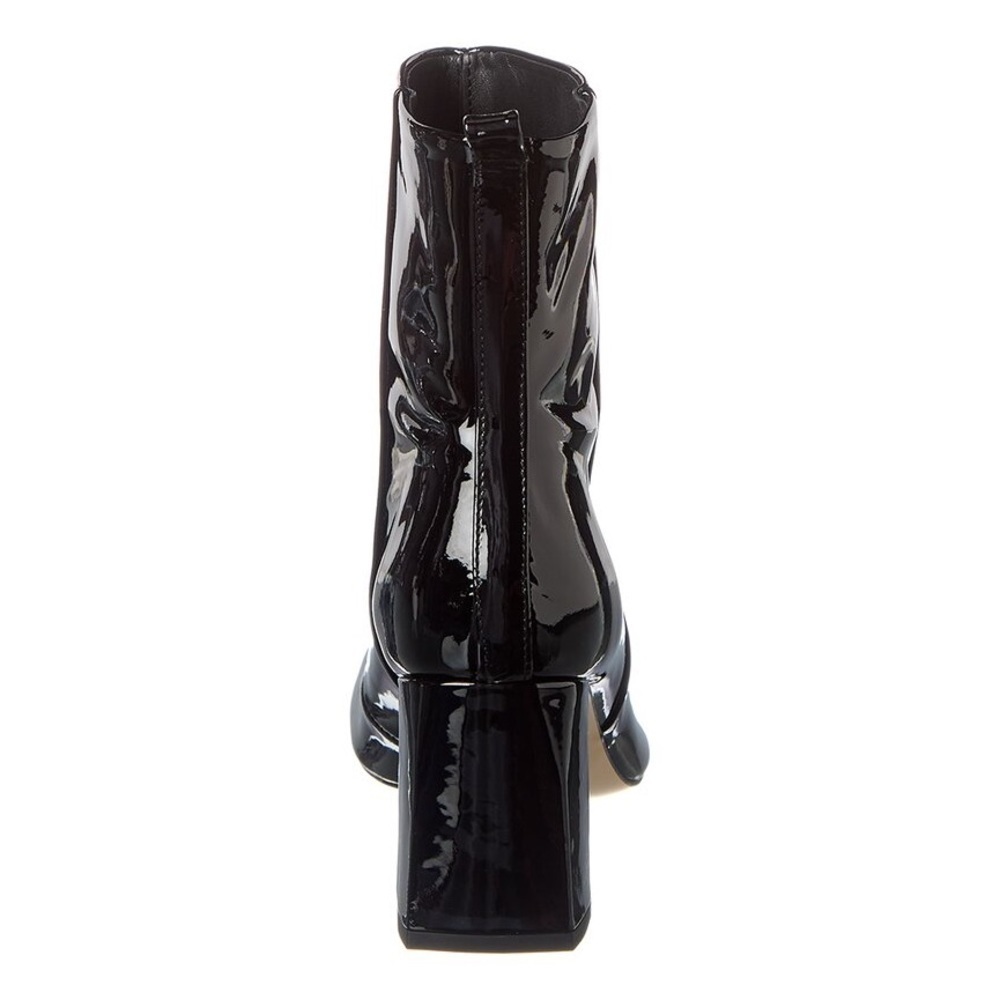 Good American Square Toe Bootie in Black Patent 8.5 - Picture 5 of 12